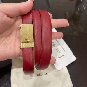 Celine Belt - Red Large